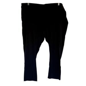 a new approach black pants stretchy athleisure women's size 3X cotton leggings‎